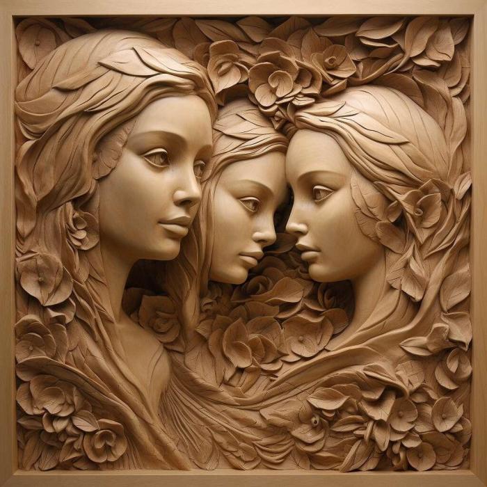 نموذج ثلاثي الأبعاد لآلة CNC 3D Art 